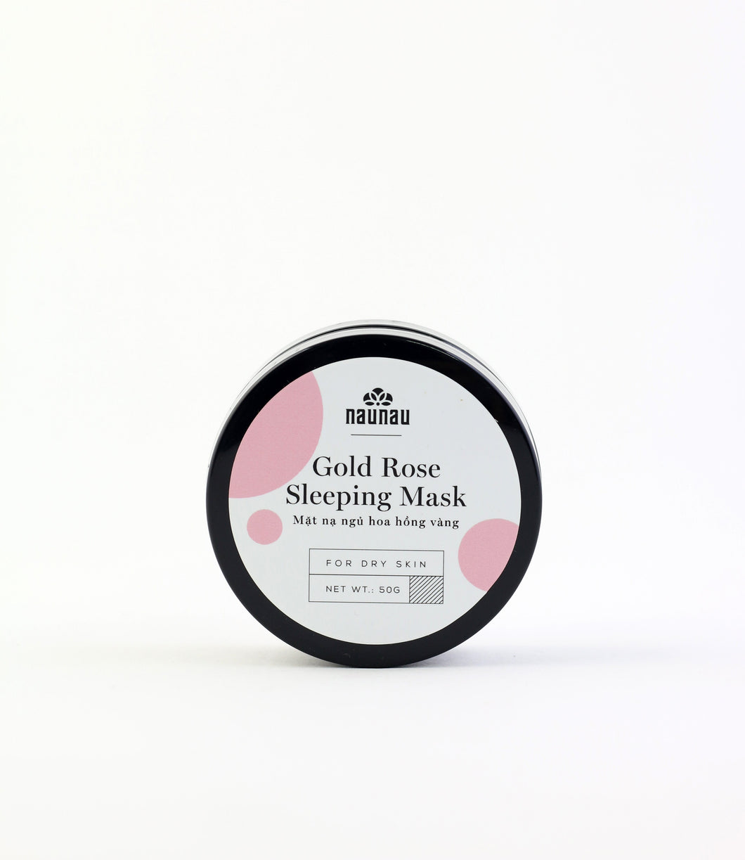 Gold Rose Sleeping Mask